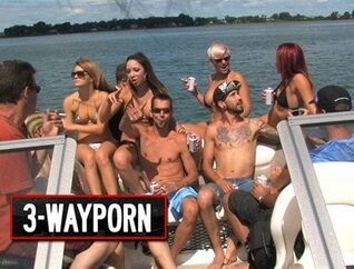 3-Way Pornography - Giant Boat Gang Orgy Soiree - Part 2