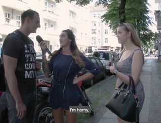 Mind-blowing Blond Finds Random Fellow On Street - Anny